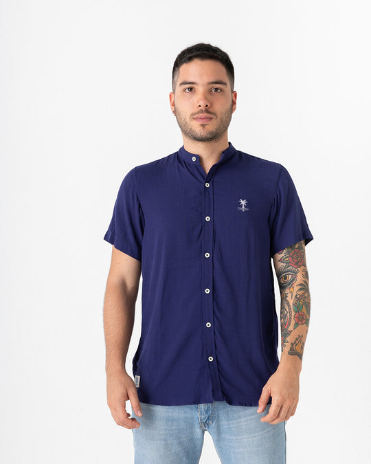 Cielo Nocturno Cuello Mao (Camisa hombre)