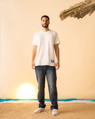 Camiseta Regular Crudo A Los Mares Los Pesares