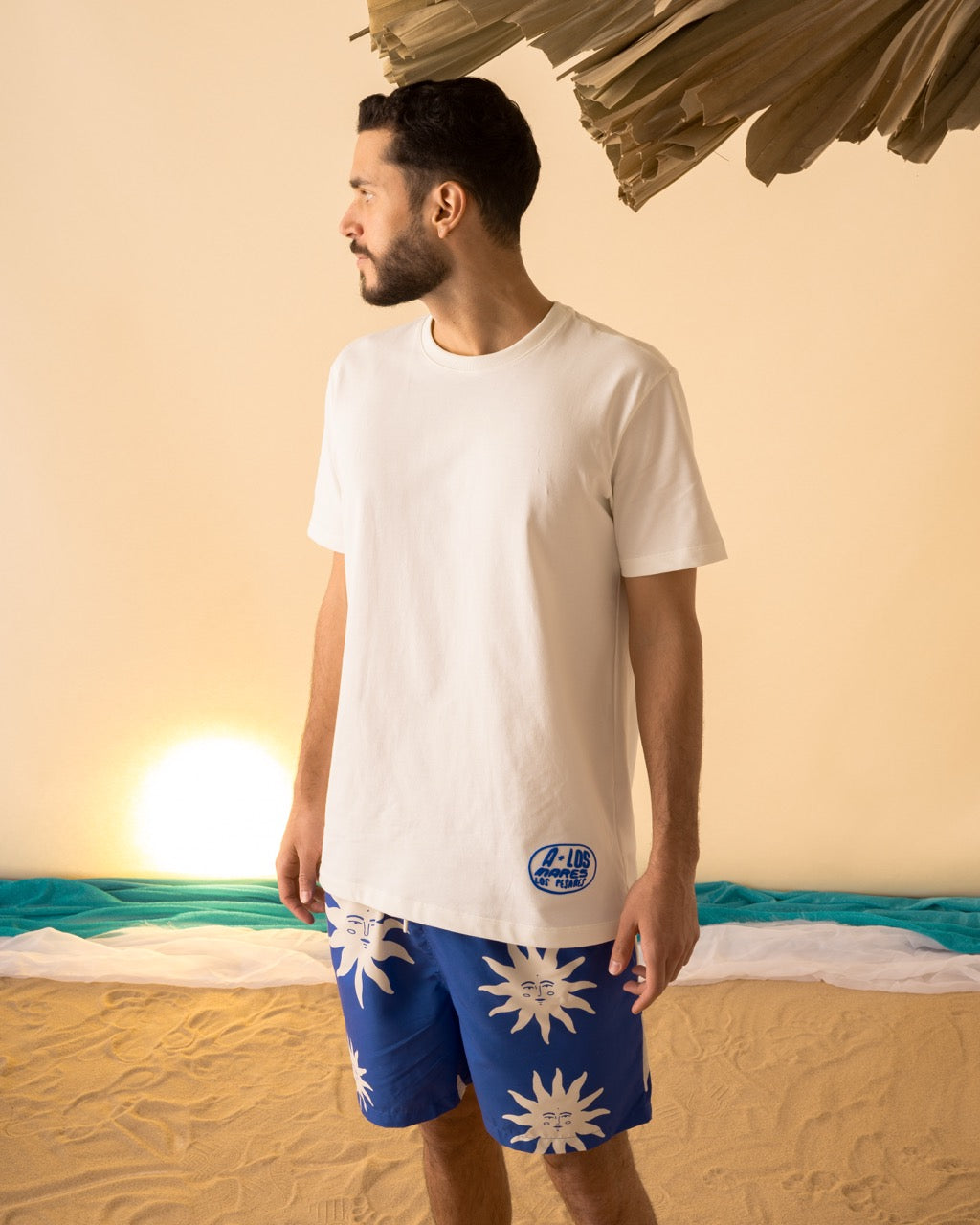 Bañadora Hombre A Los Mares Los Pesares (Tela Eco)