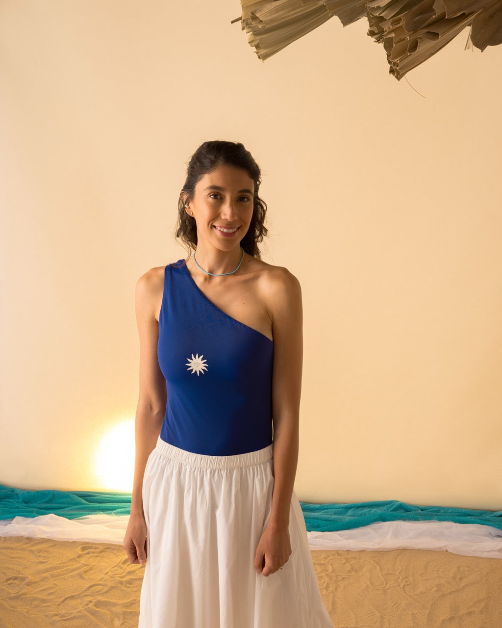 Vestido de baño y Body Mujer Azul A Los Mares Los Pesares