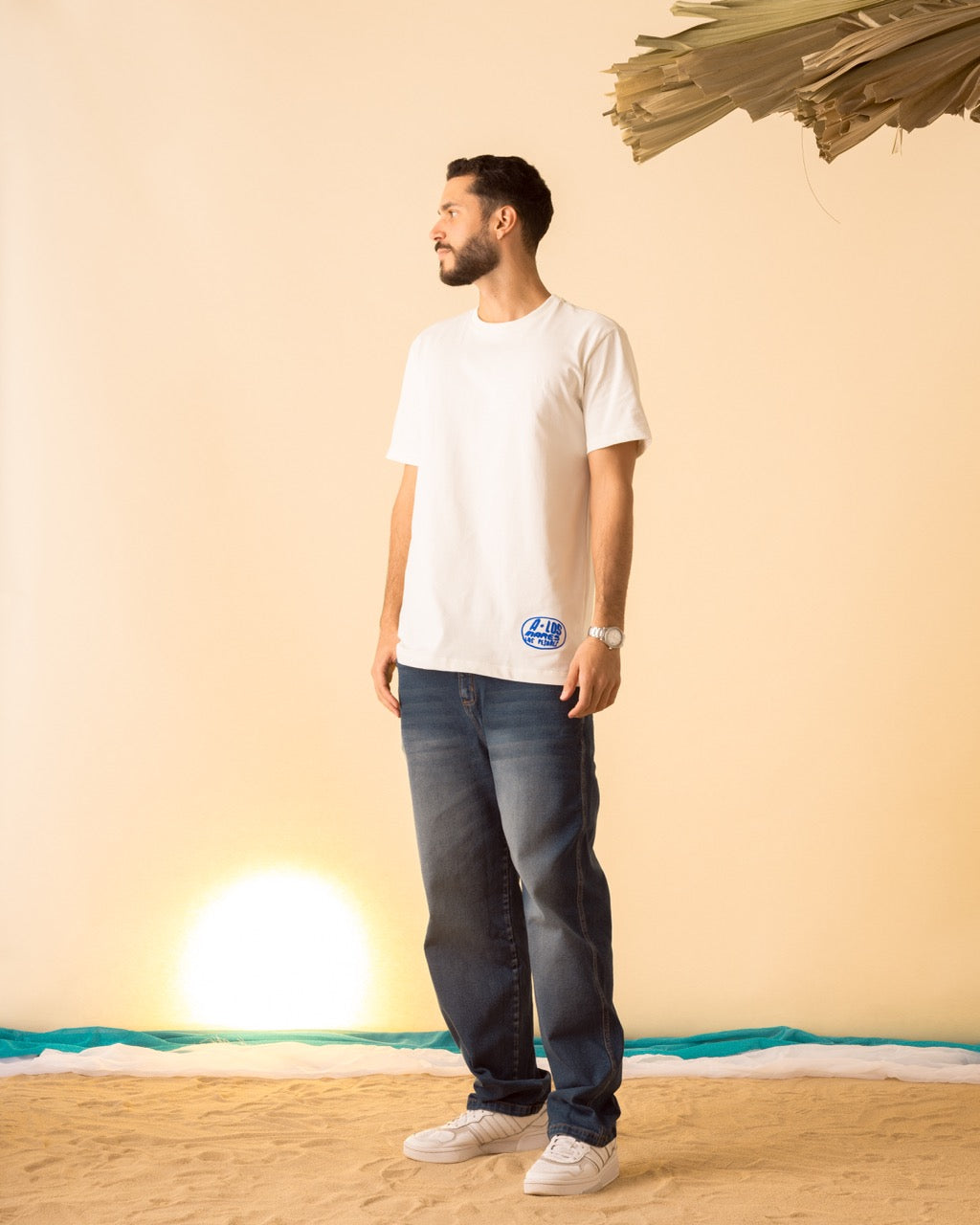 Camiseta Regular Crudo A Los Mares Los Pesares