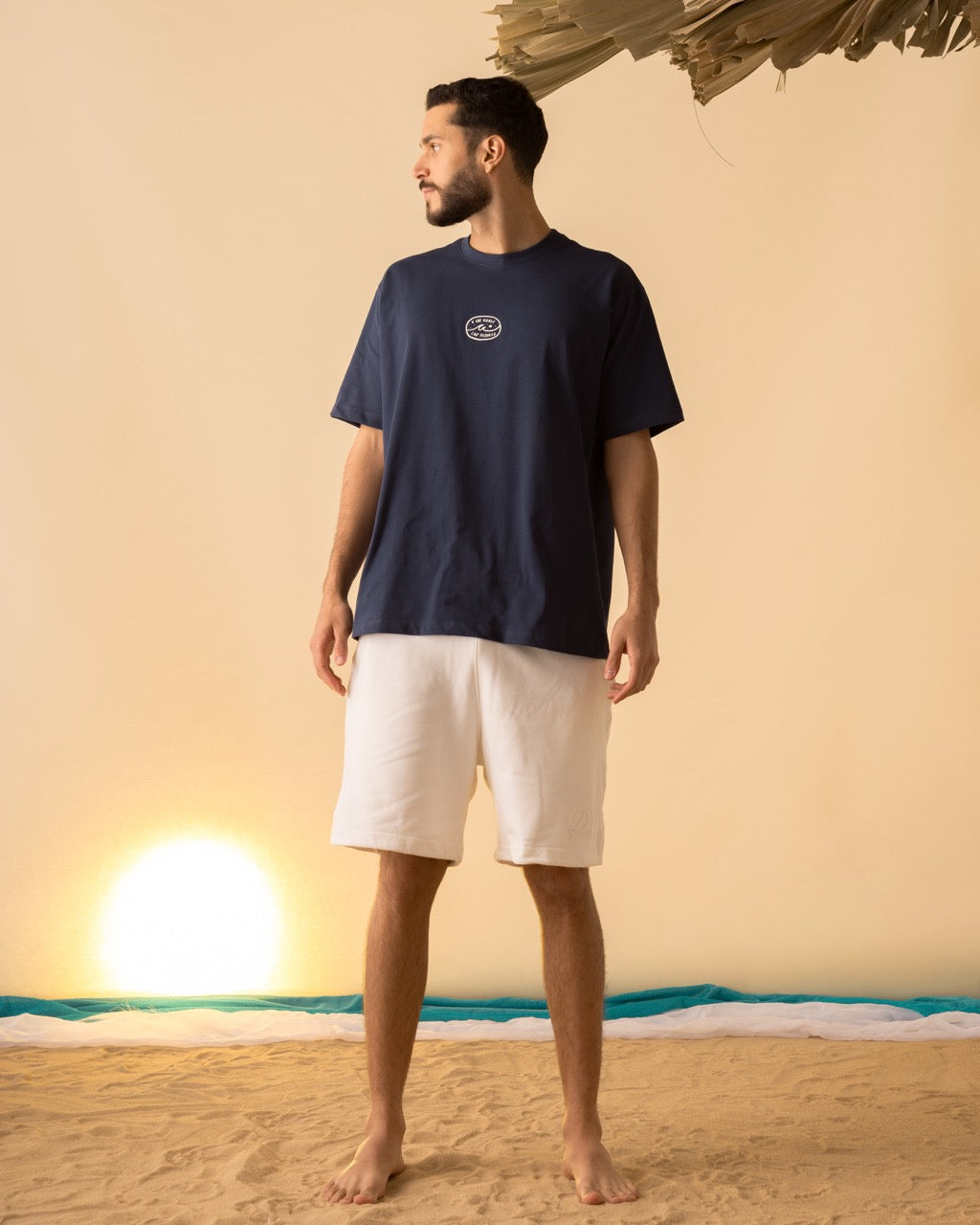 Camiseta Oversize Azul A Los Mares Los Pesares