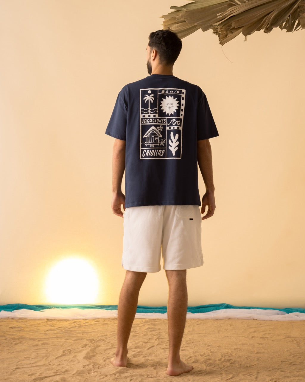 Camiseta Oversize Azul A Los Mares Los Pesares