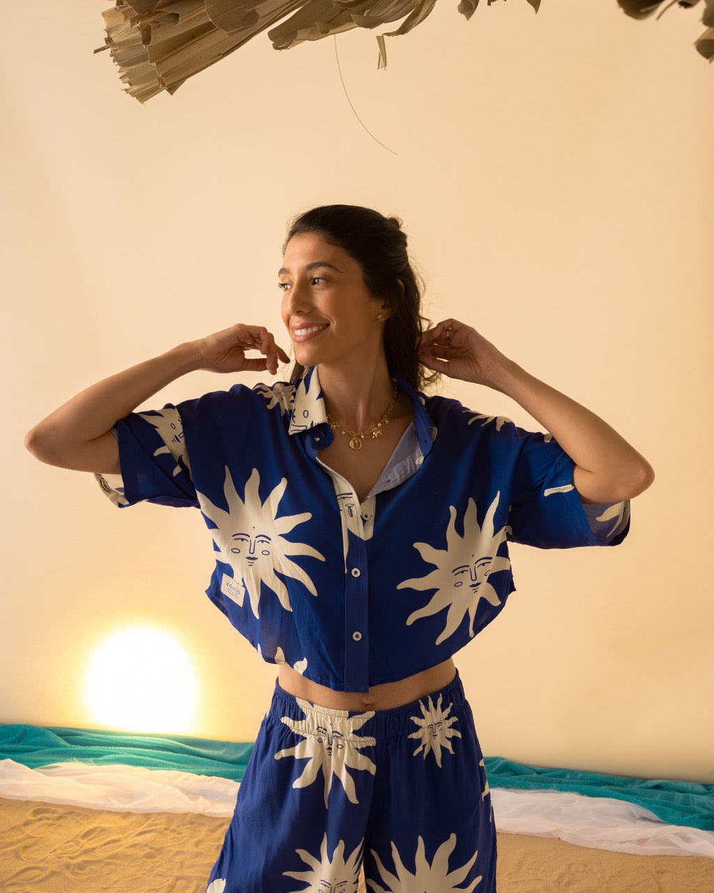 Camisa Corta Mujer A Los Mares Los Pesares (Rayón)