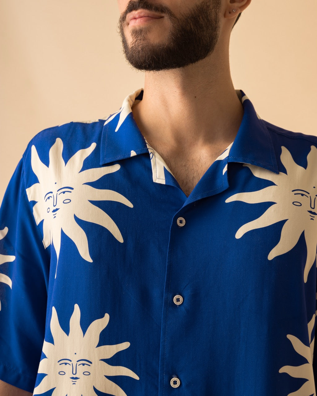 Camisa Masculina A Los Mares Los Pesares (Rayón)