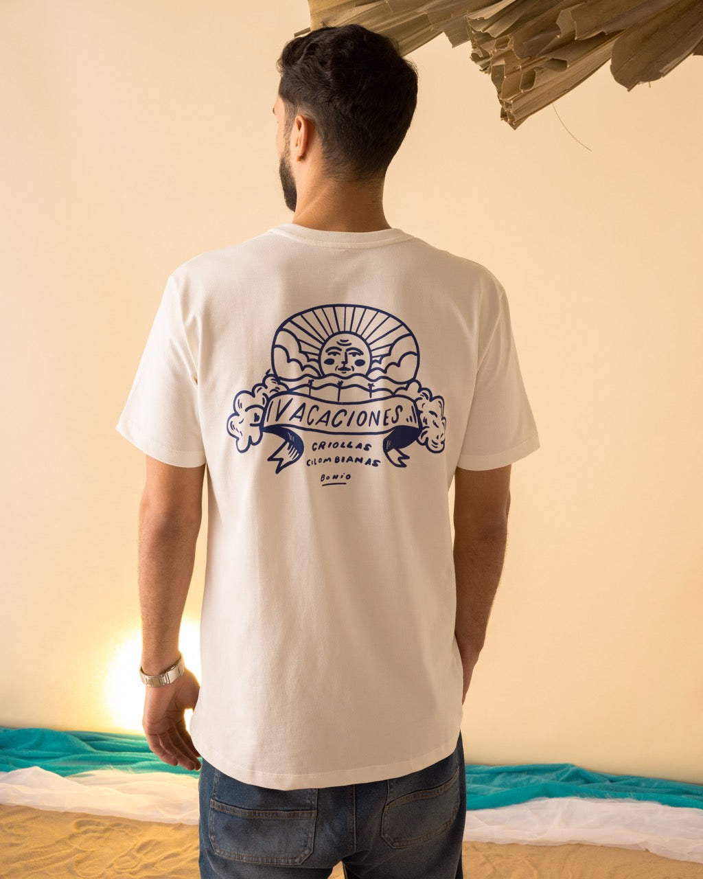 Camiseta Regular Crudo A Los Mares Los Pesares