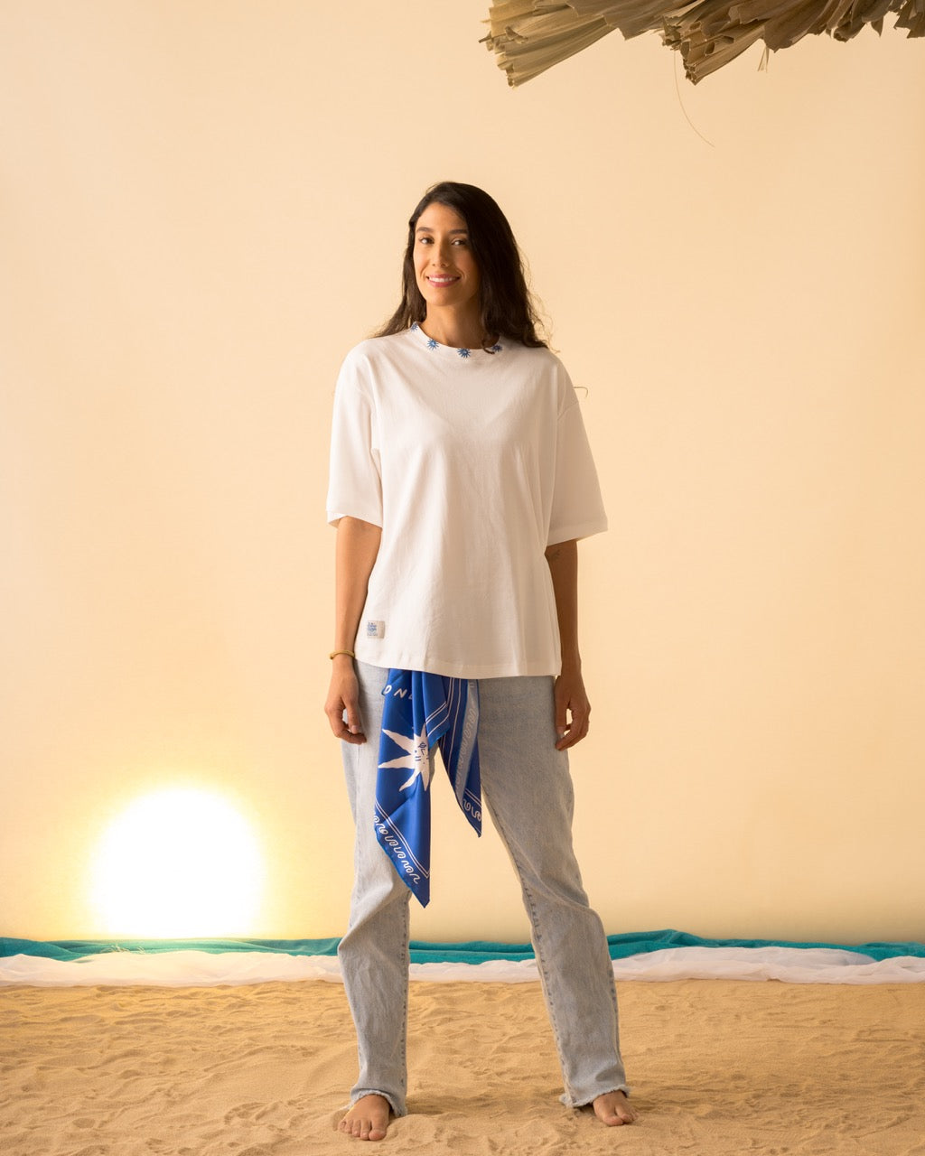 Camiseta Mujer Cruda Soles A Los Mares Los Pesares