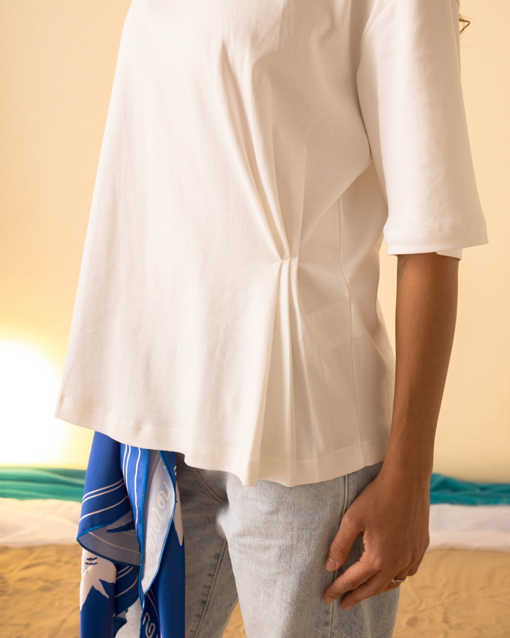 Camiseta Mujer Cruda Soles A Los Mares Los Pesares