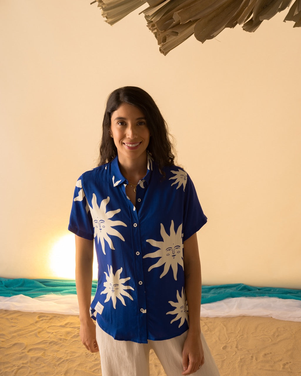 Camisa Mujer A Los Mares Los Pesares (Rayón)