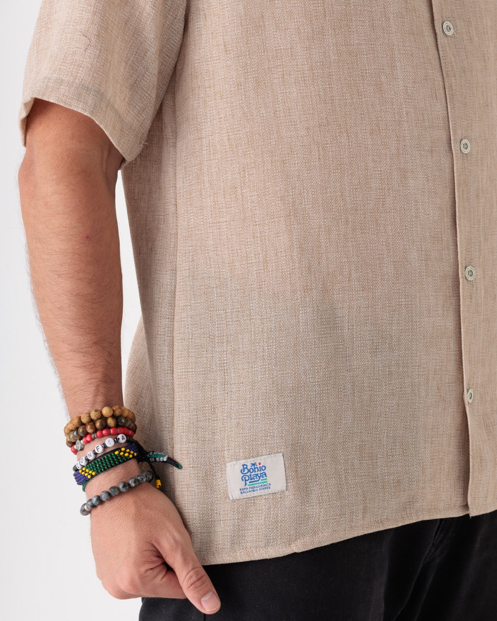 Camisa Masculina Básica Cubana (Pol 100%)