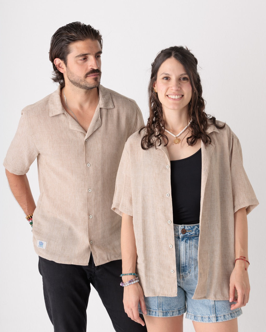 Camisa Masculina Básica Cubana (Pol 100%)