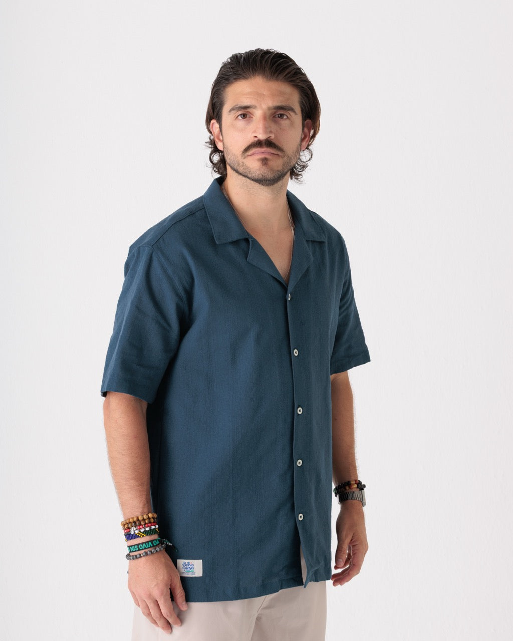 Camisa Masculina Básica Solsticio (Algodón 100%)