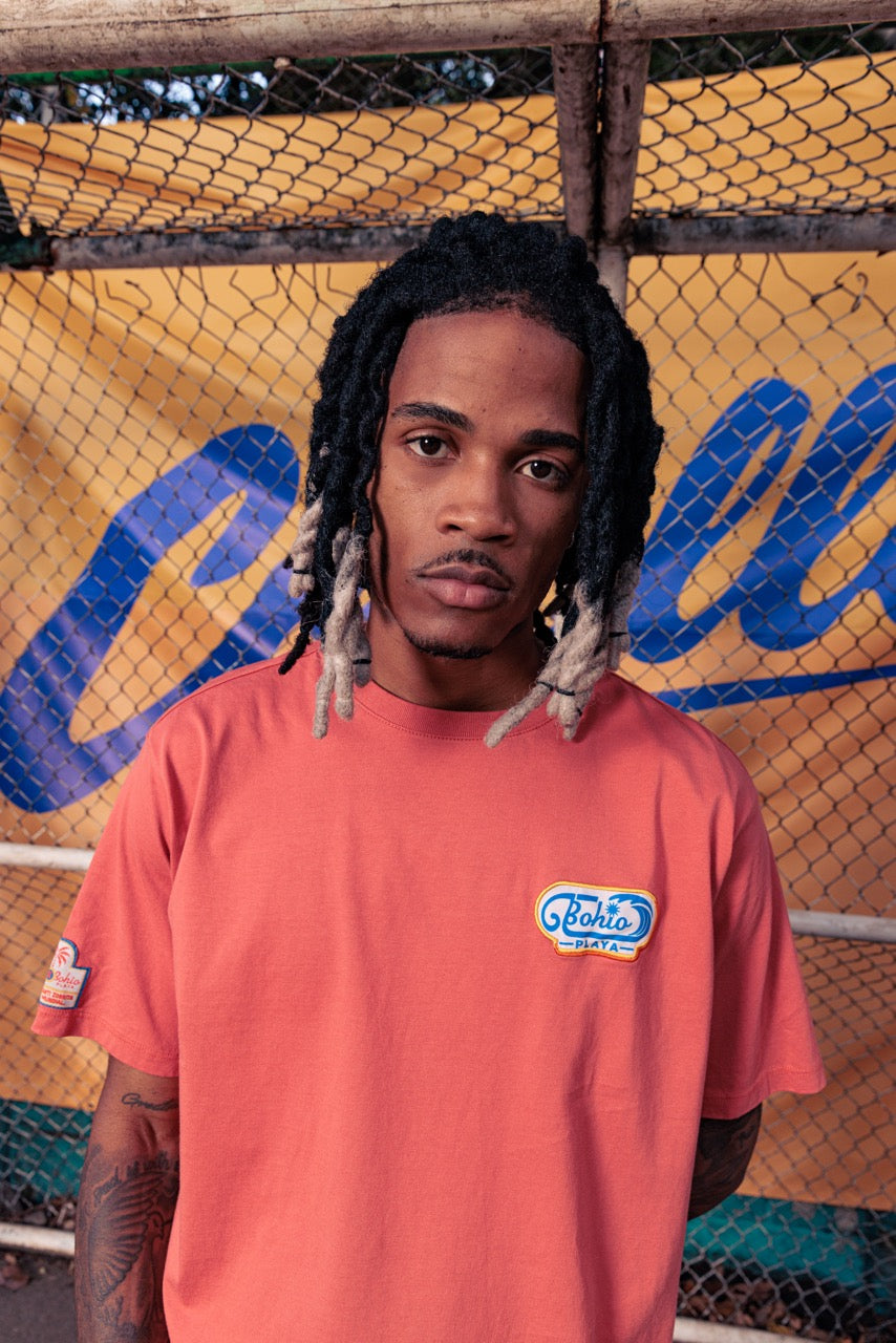 Camiseta Unisex Futbol Criollo Palmera Pastel