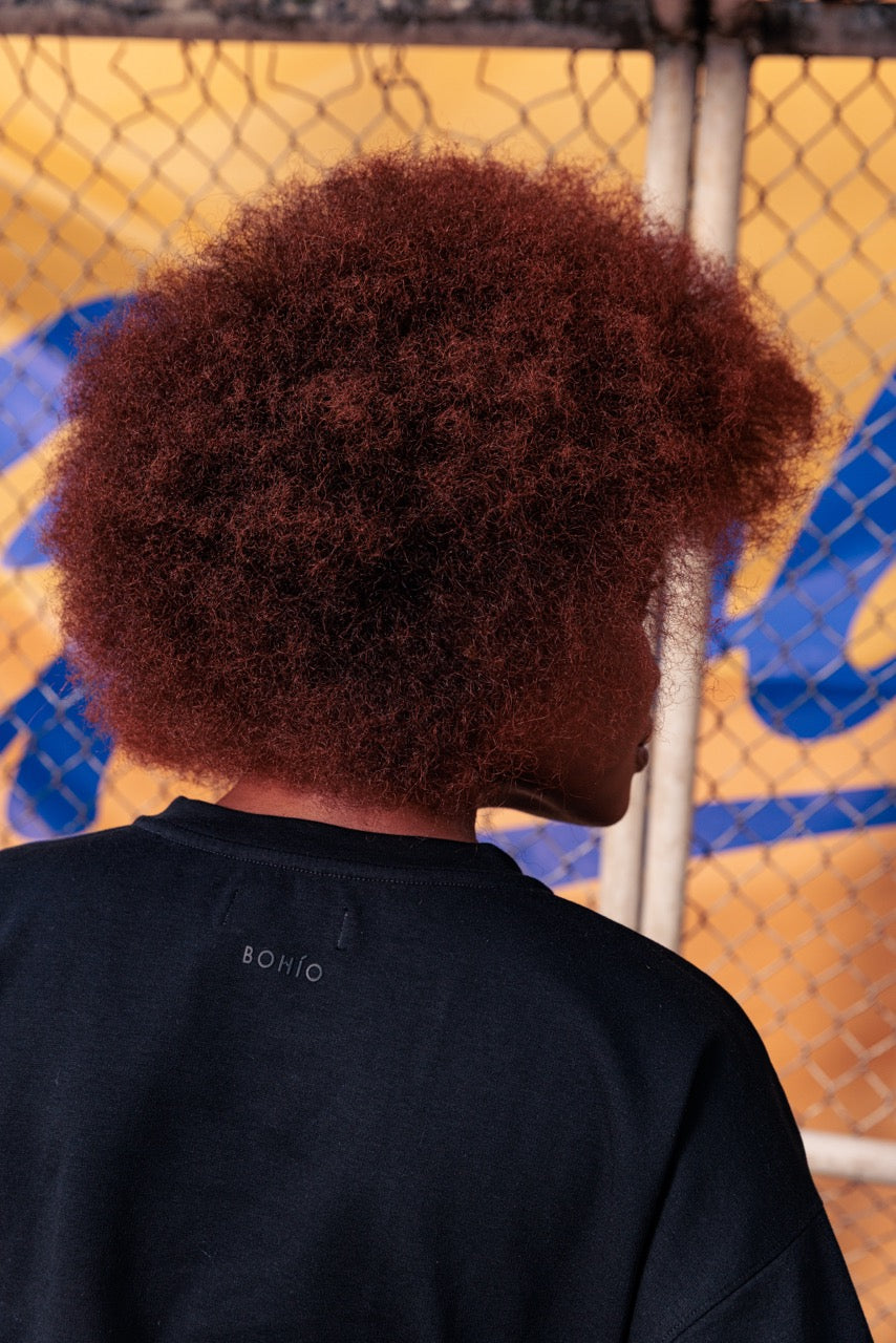 Camiseta Unisex Básica Futbol Criollo Negro