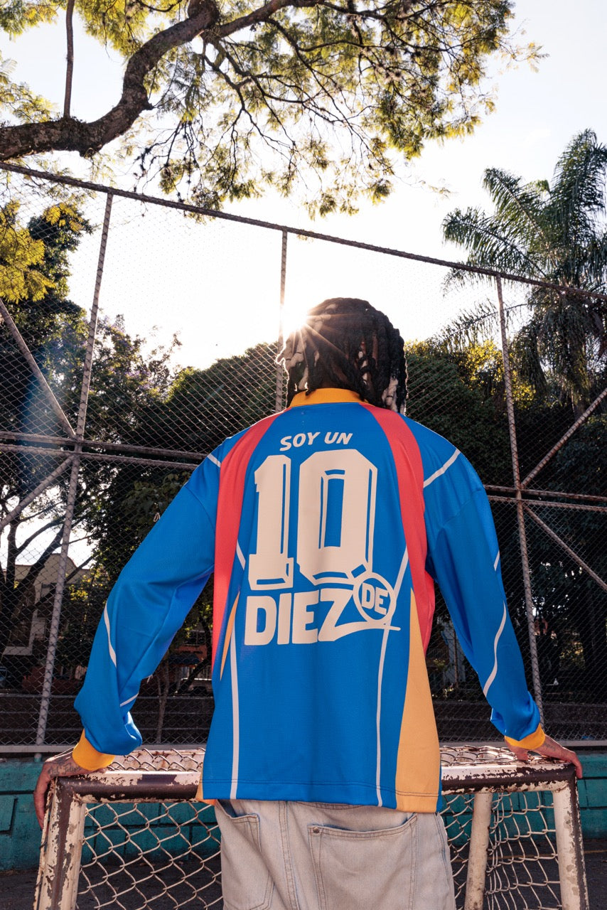 Camisa Futbol Criollo Diez De Diez Manga Larga