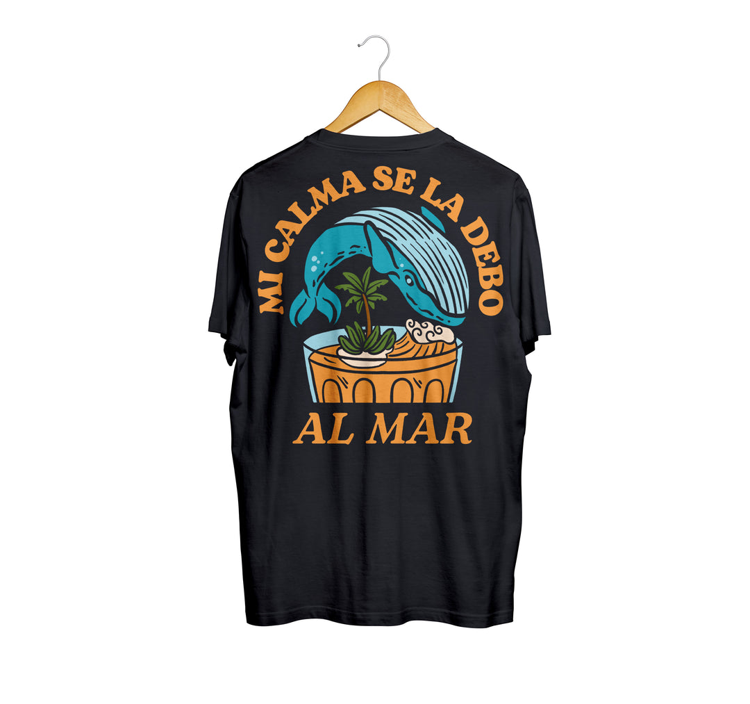 Mi Calma se la Debo al Mar (Camiseta unisex Salvando Mares)