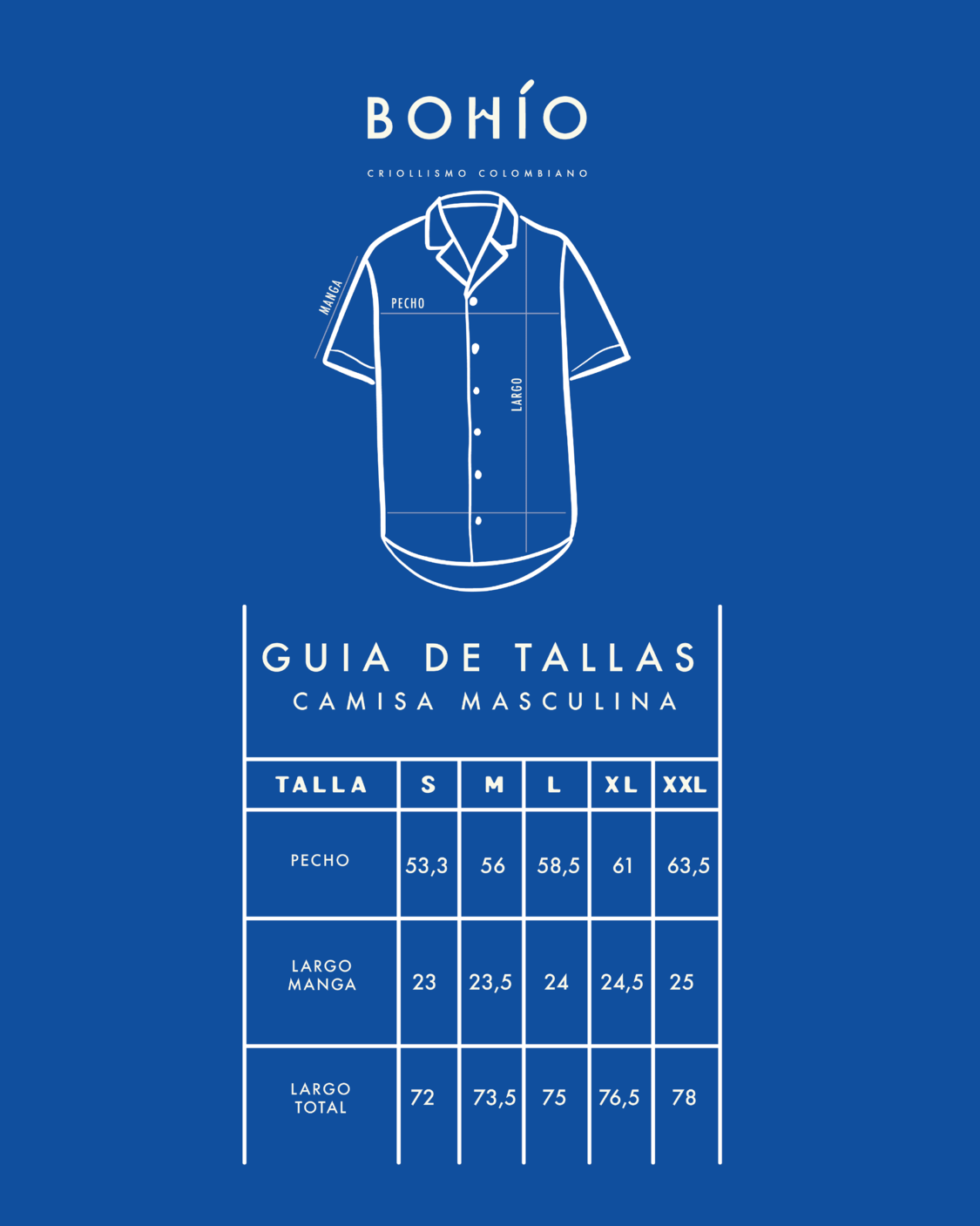 Camisa Hombre Sailors X Bohio crudo (Rayón)