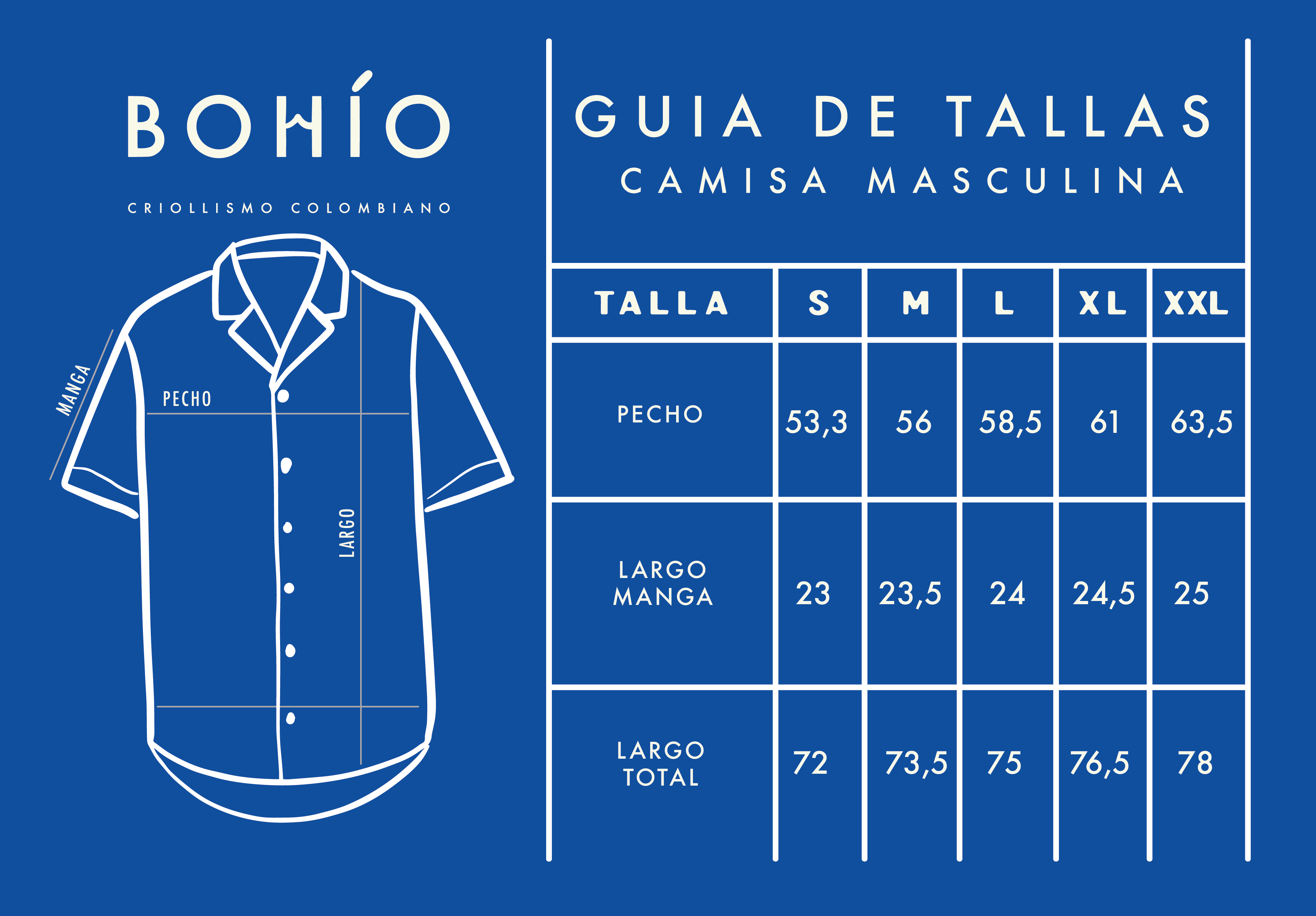 Camisa Masculina Las Fichas Pachas X Bohío 2 (Rayón)