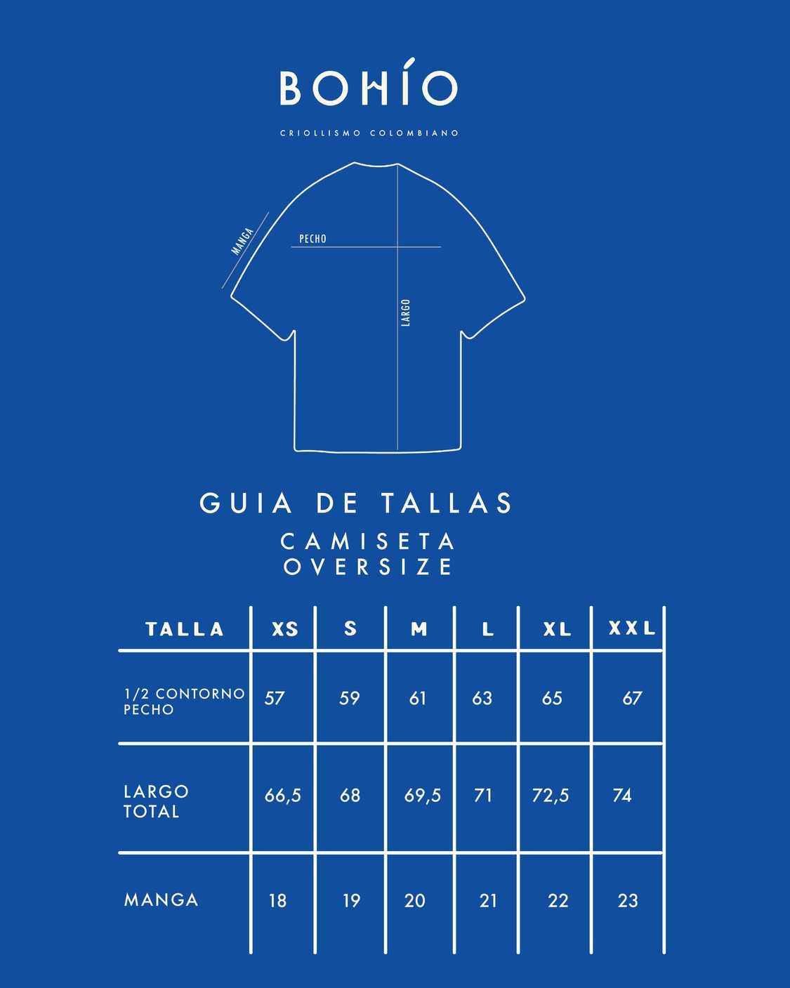 Camiseta Unisex Oversize Diving Life X Bohio Azul Oscuro (Algodón 320 Gr)  2025