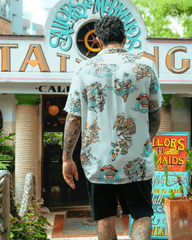 Camisa Hombre Sailors X Bohio crudo (Rayón)