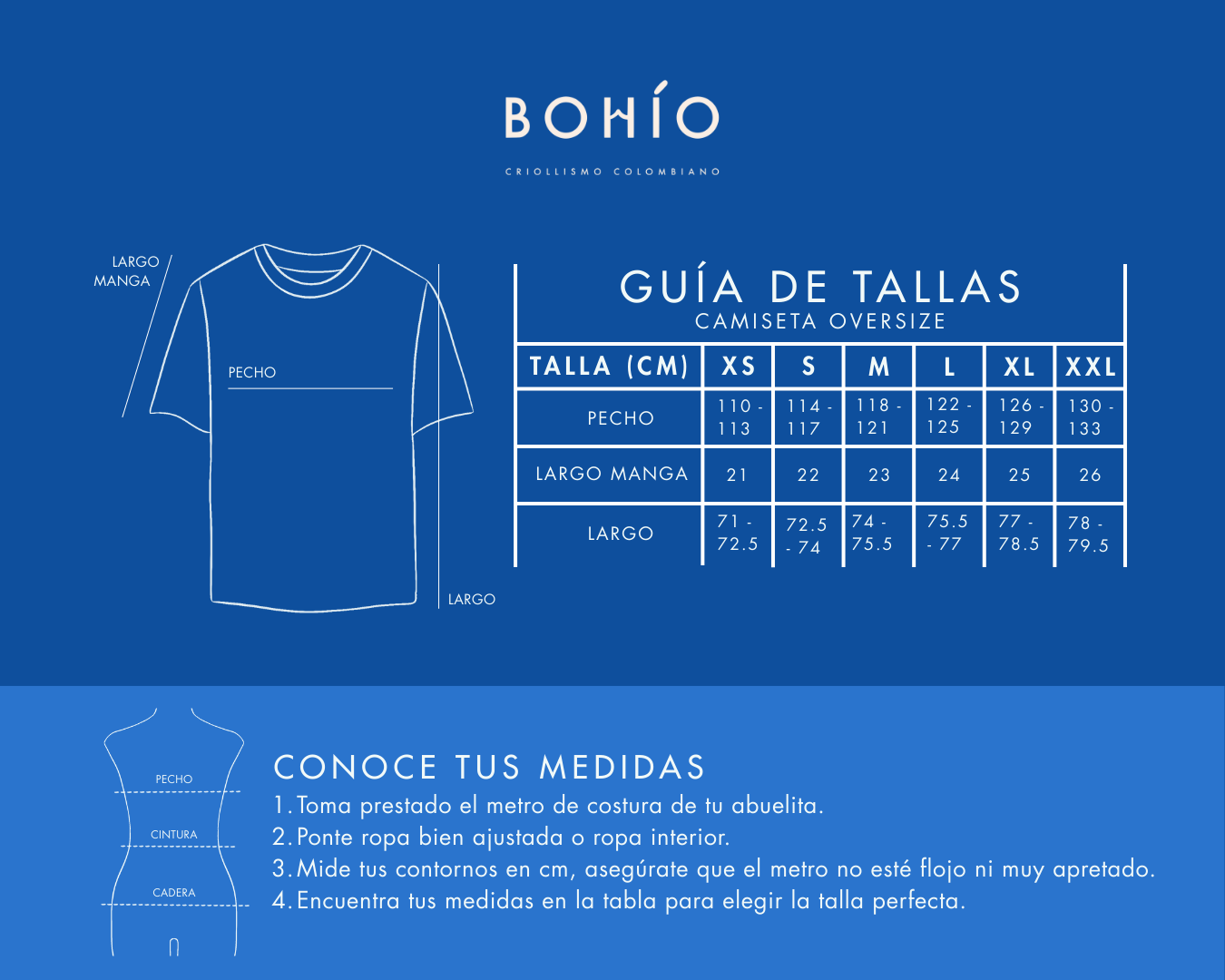 Camiseta Oversize Urbania X Bohío  ( 100 % Algodón  270 Grs)