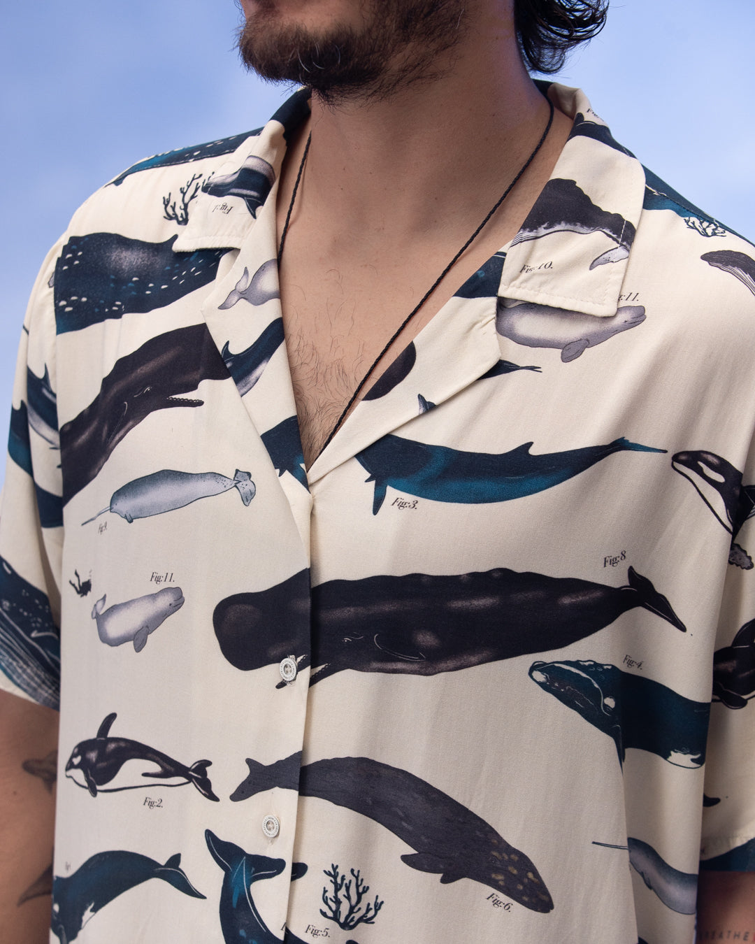 Camisa Hombre Diving Life X Bohio (Rayon) 2025