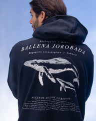 Hoodie Unisex Diving Life X Bohio Azul Oscuro (Algodón 100%)  2025