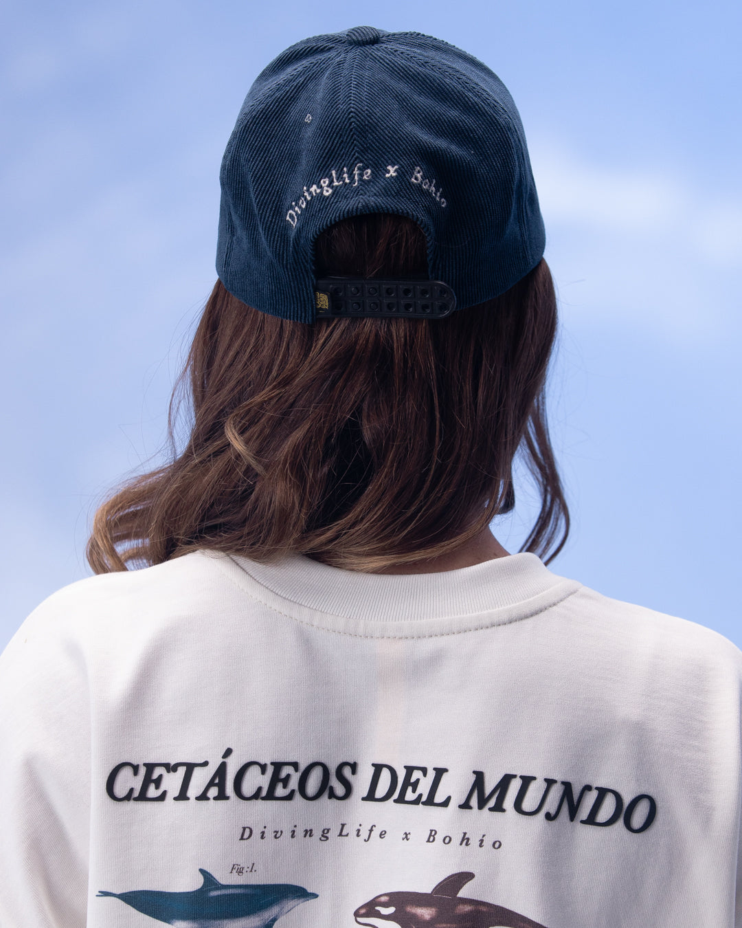 Gorra Unisex Diving Life X Bohio Azul (Corduroy) 2025