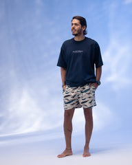 Camiseta Unisex Oversize Diving Life X Bohio Azul Oscuro (Algodón 320 Gr)  2025