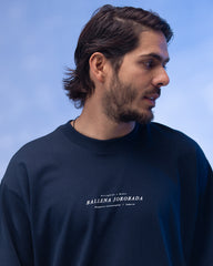 Camiseta Unisex Oversize Diving Life X Bohio Azul Oscuro (Algodón 320 Gr)  2025
