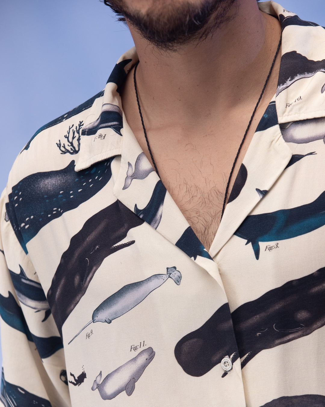 Camisa Hombre Diving Life X Bohio (Rayon) 2025