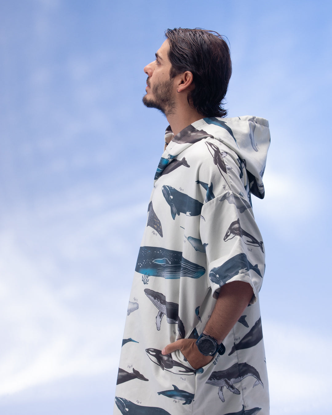 Poncho Microfibra Diving Life X Bohío 2025