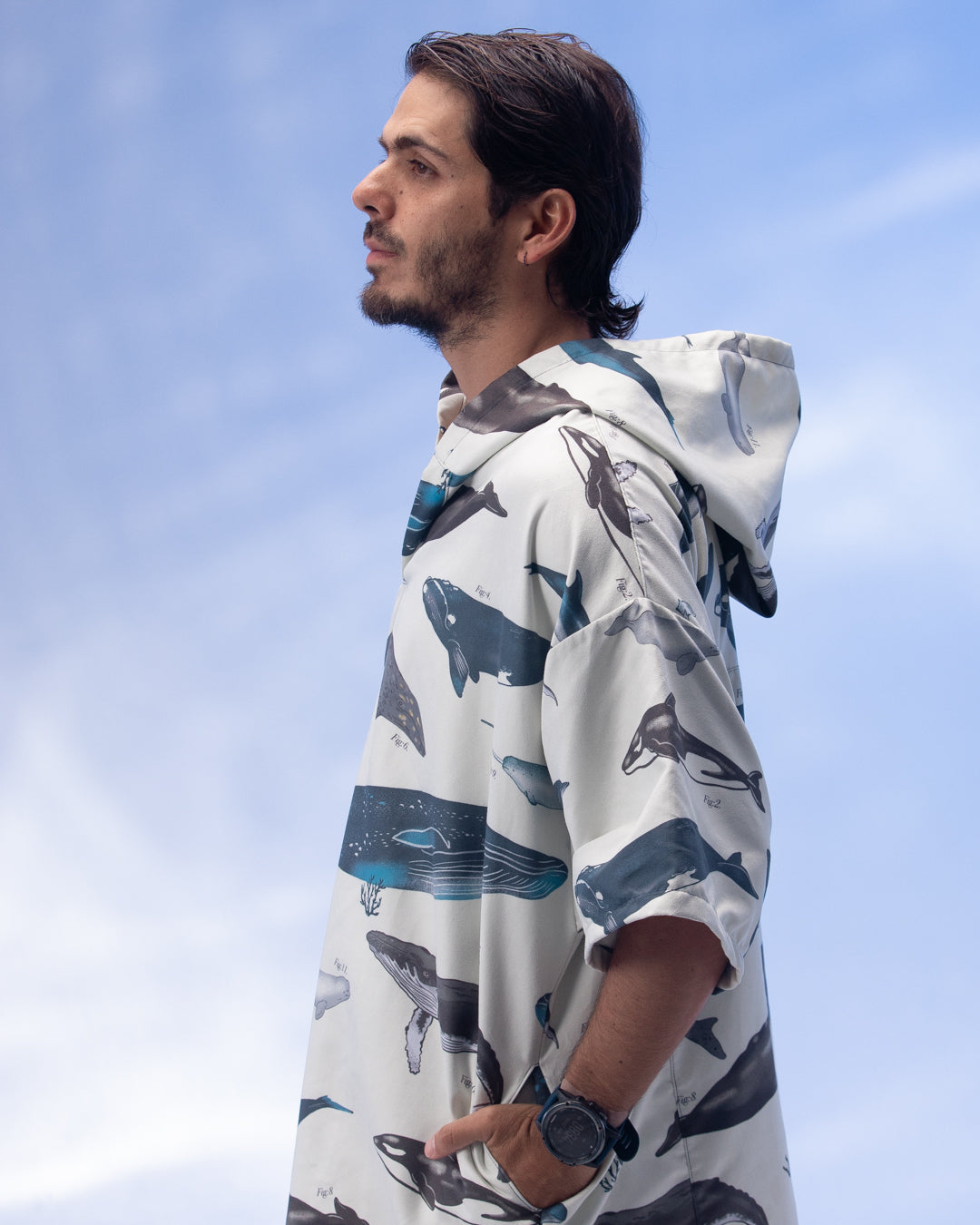 Poncho Microfibra Diving Life X Bohío 2025