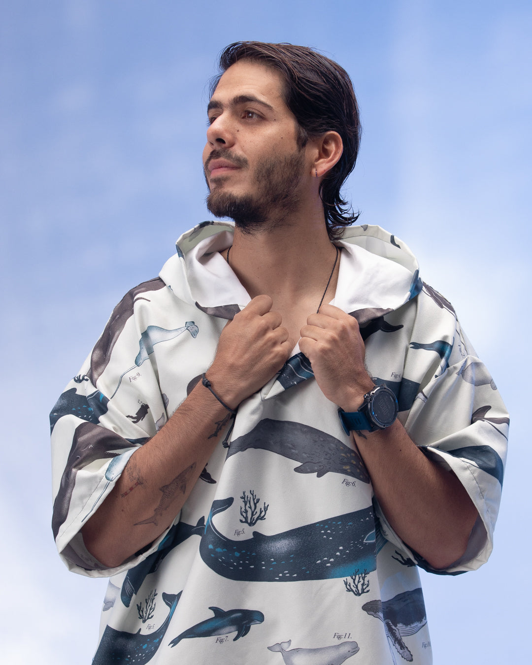 Poncho Microfibra Diving Life X Bohío 2025