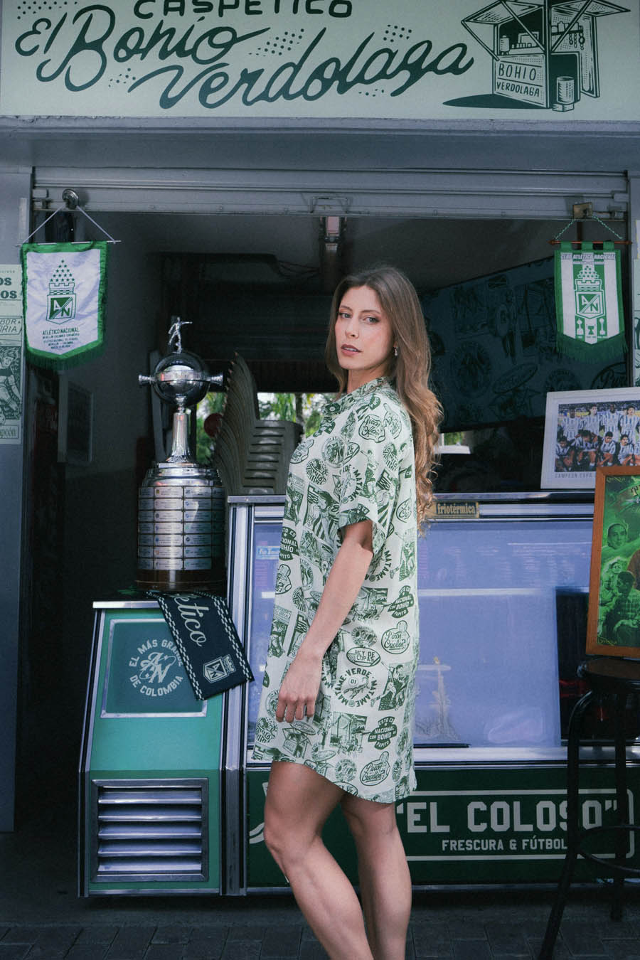 Camison Mujer Atlético Nacional X Bohio (Rayon)