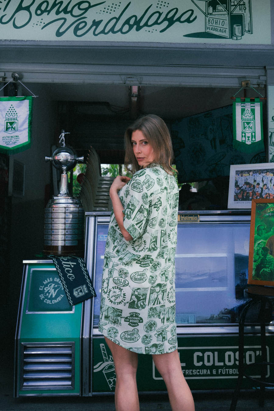 Camison Mujer Atlético Nacional X Bohio (Rayon)