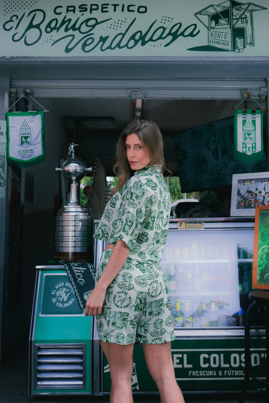 Short Unisex Atlético Nacional X Bohio (Rayón)