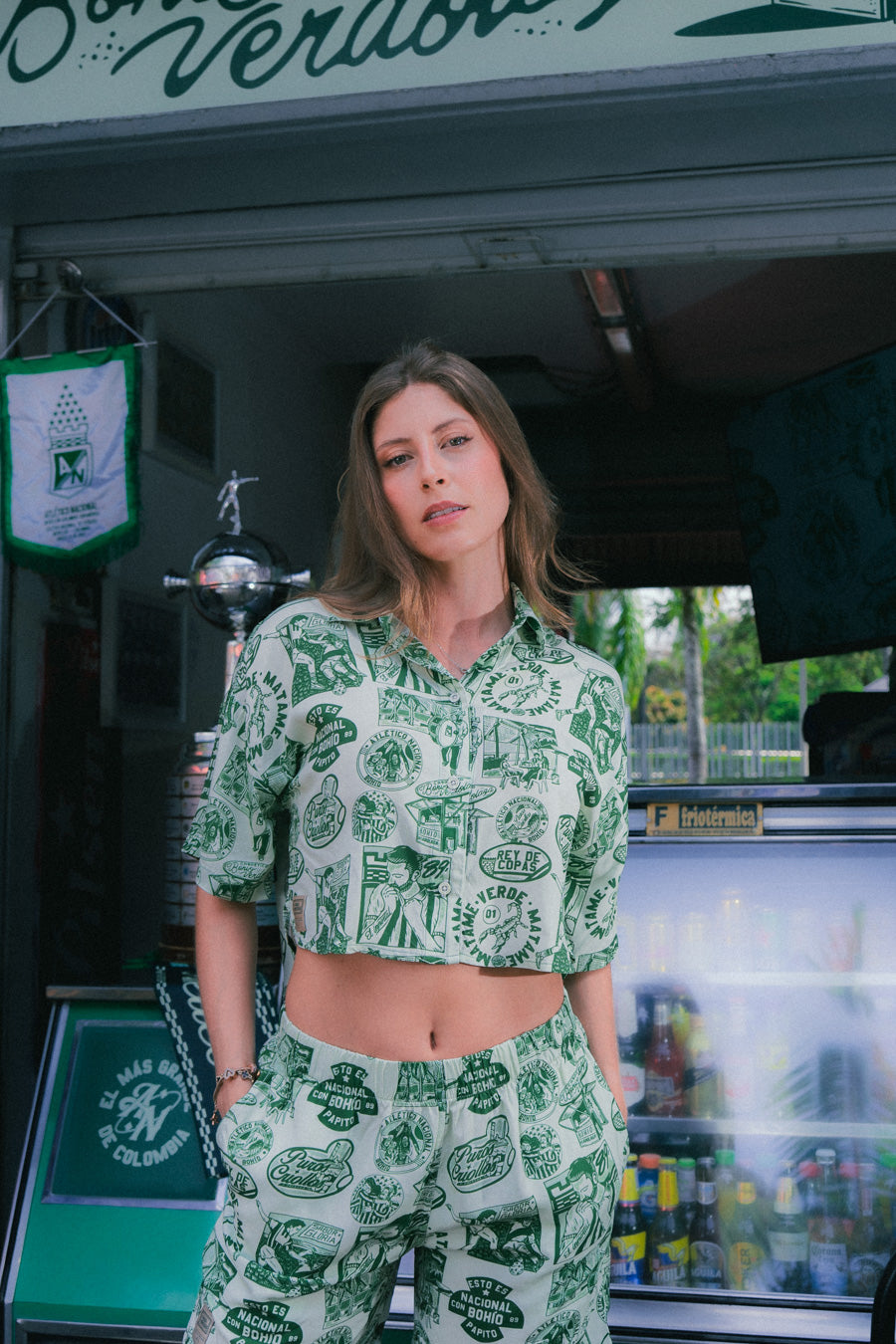 Short Unisex Atlético Nacional X Bohio (Rayón)