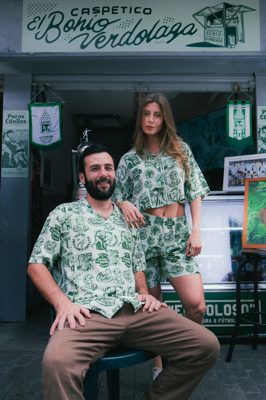 Camisa Hombre Atlético Nacional X Bohio (Rayón)