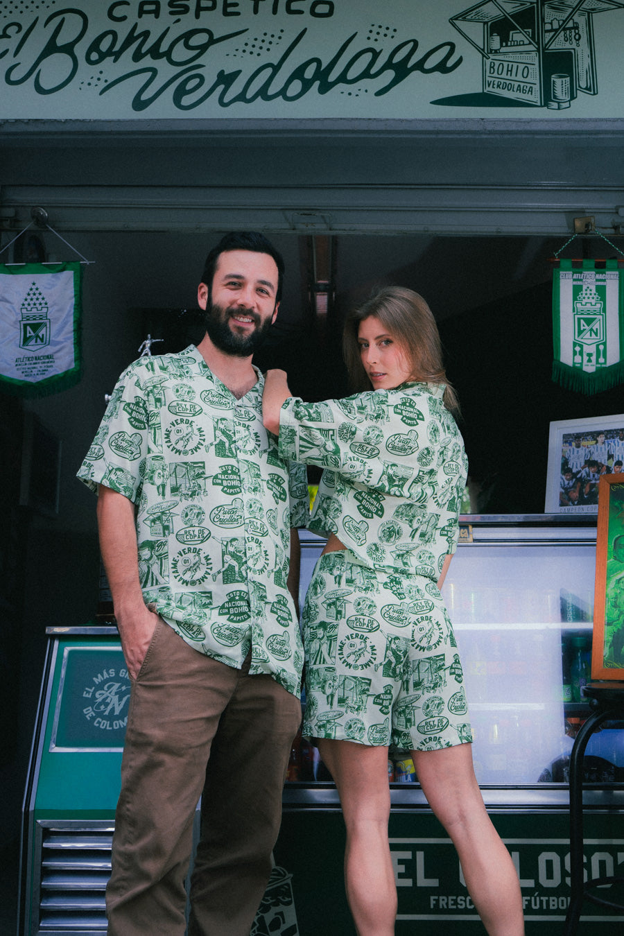 Camisa Hombre Atlético Nacional X Bohio (Rayón)