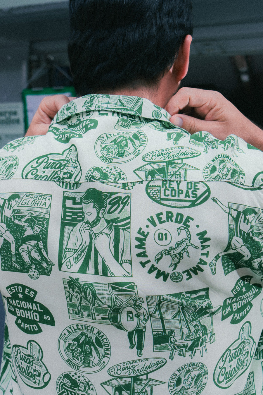 Camisa Hombre Atlético Nacional X Bohio (Rayón)