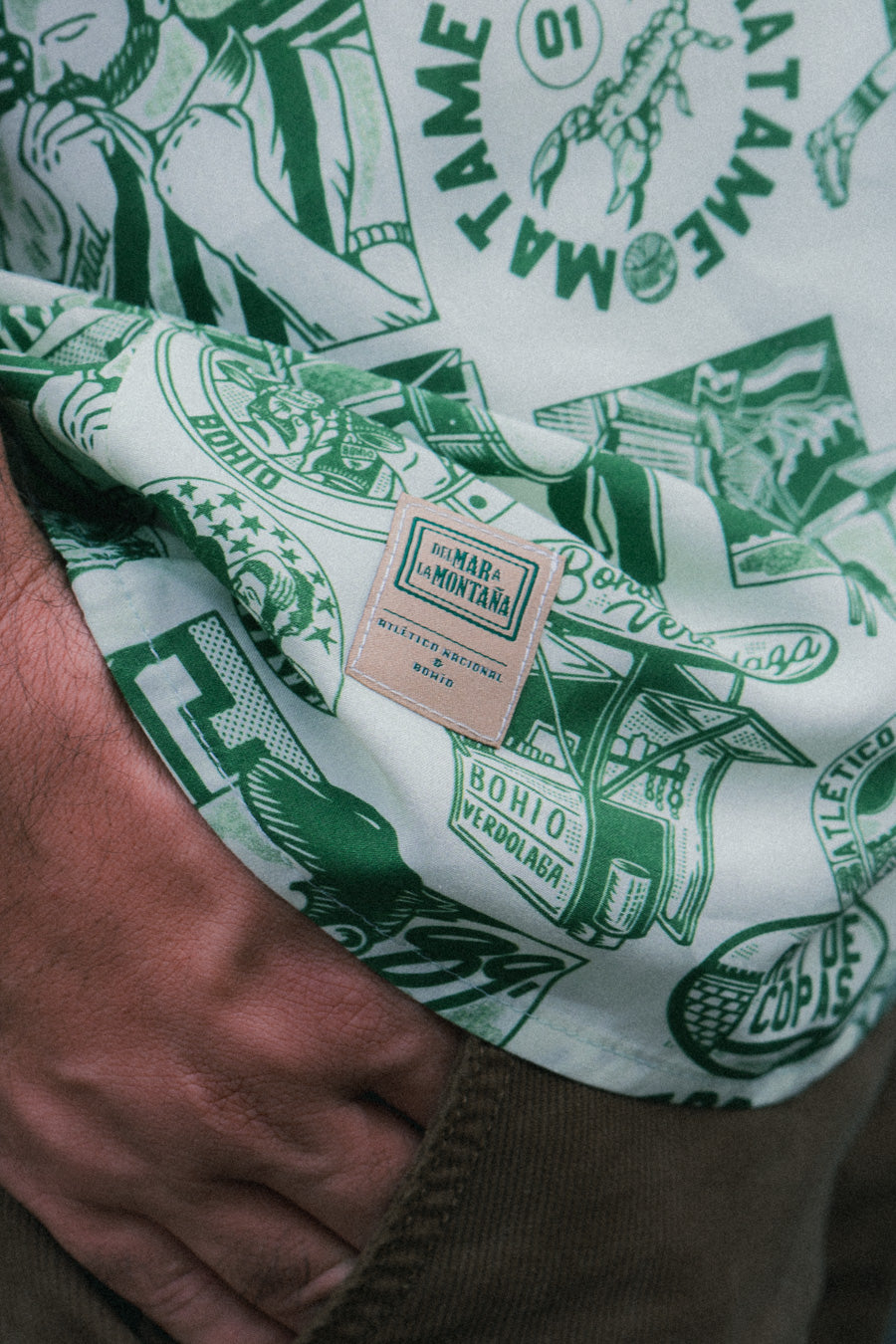 Camisa Hombre Atlético Nacional X Bohio (Rayón)