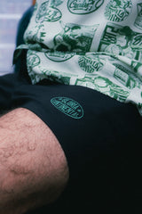 Bañadora Masculina Negra Atlético Nacional X Bohio (Tela Eco)