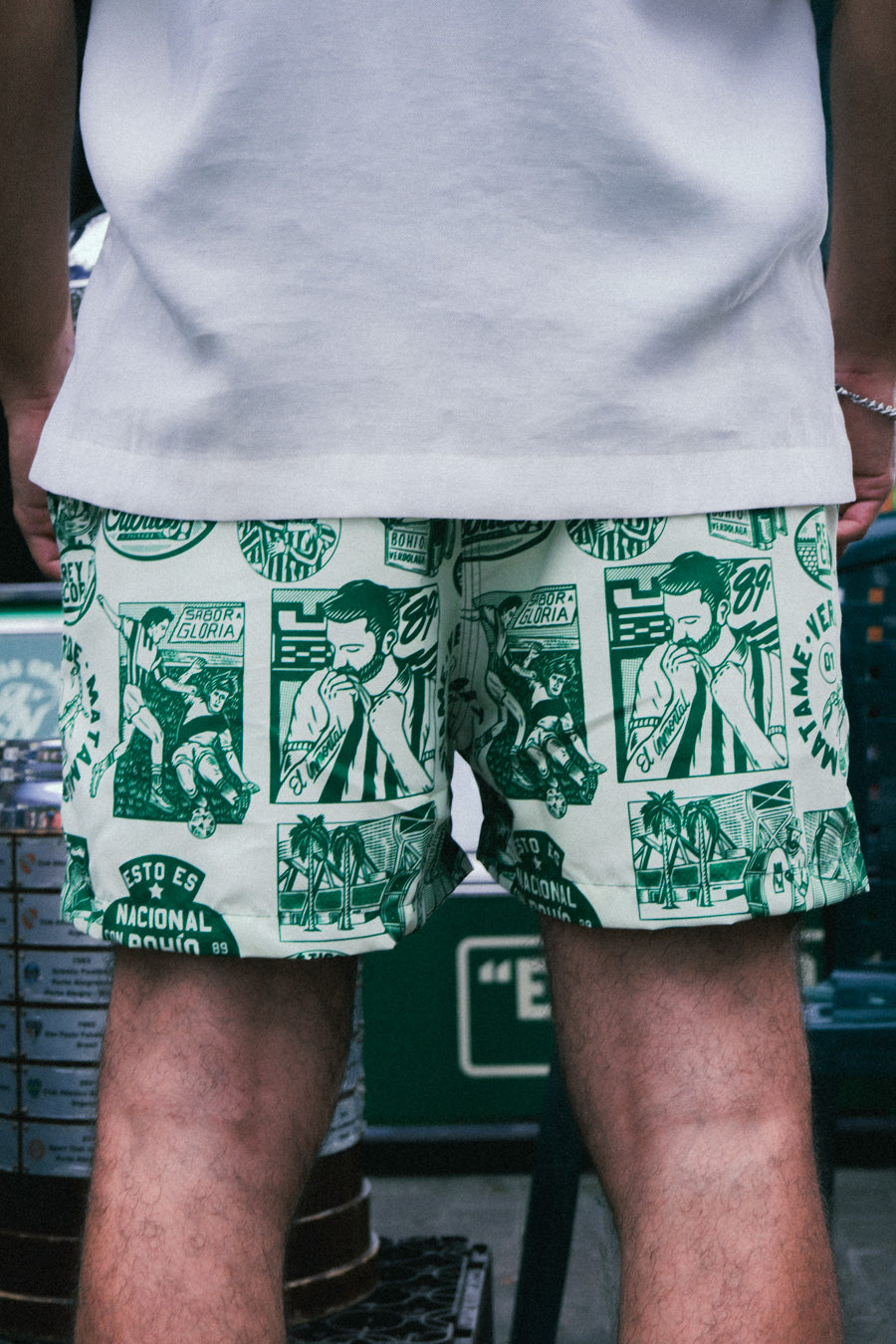 Bañadora Masculina Atlético Nacional X Bohio (Tela Eco)