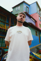PREVENTA Camiseta Unisex Cruda Media Oversize Ciudades Colombia (250 grs)