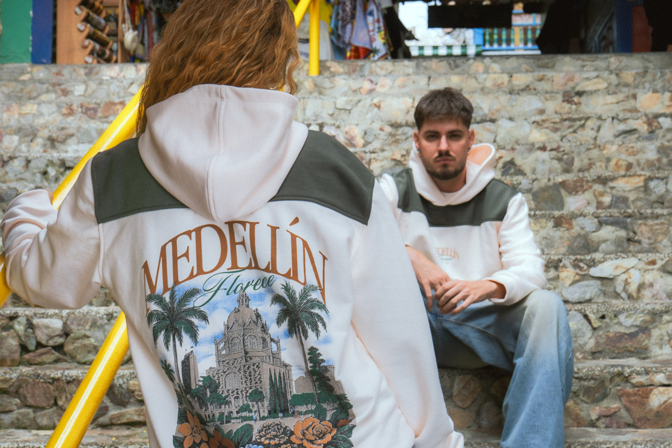 PREVENTA Hoodie Unisex MedellÍn Florece Verde (Algodón 100%)