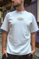 PREVENTA Camiseta Unisex Cruda Media Oversize Ciudades Medellin (250 grs)