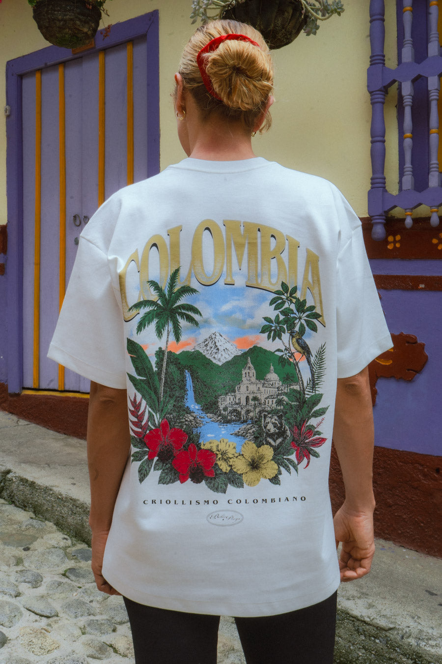PREVENTA Camiseta Unisex Cruda Media Oversize Ciudades Colombia (250 grs)