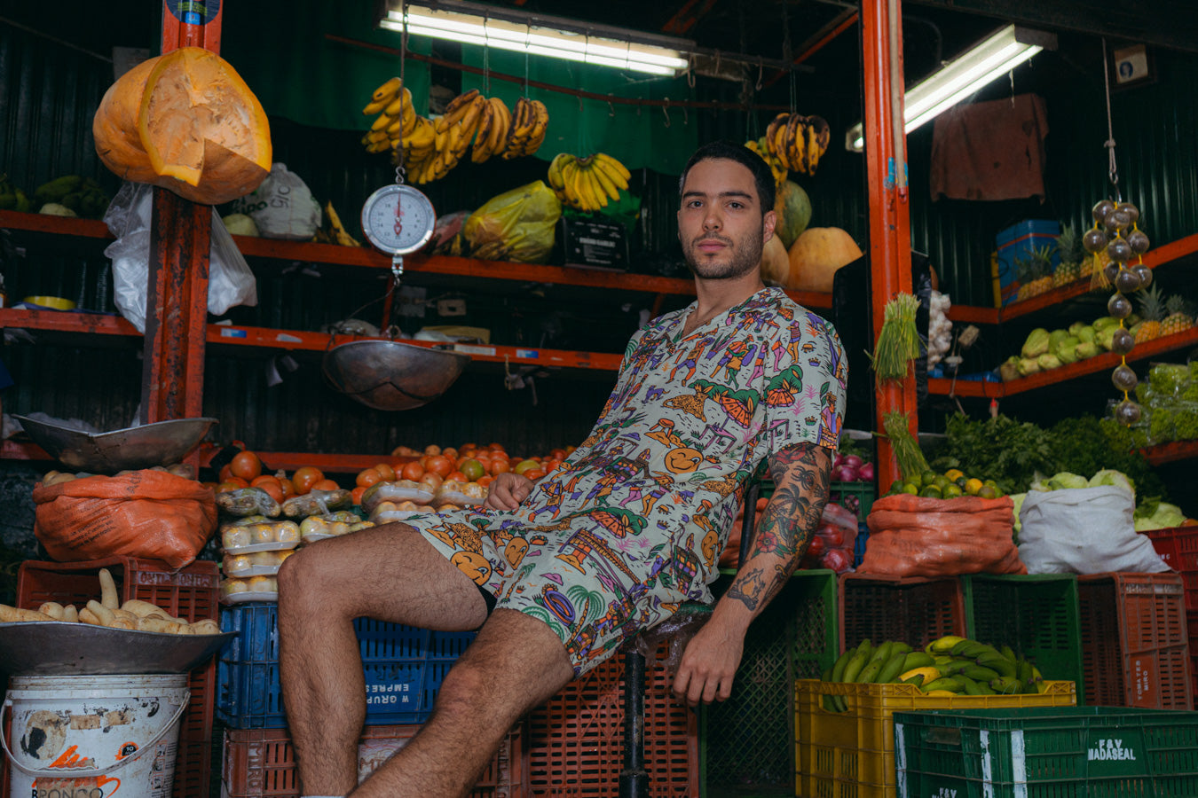 Camisa Hombre Joyas 2 Casa Del Ritmo (Rayón)