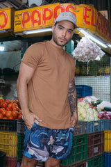 Camiseta Unisex Regular café Bohío (Algodón 190 Gr)